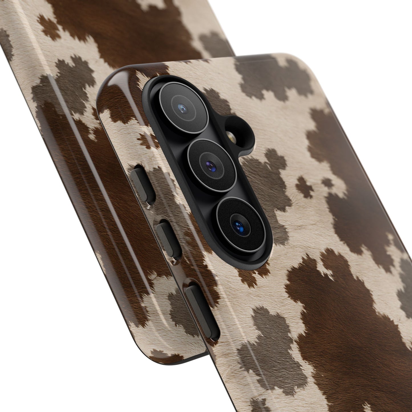 Stylish Mocha Cow Print Phone Case