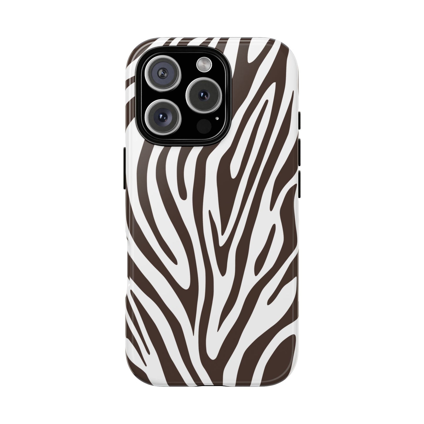 Graphic Brown Tiger Print Phone Case