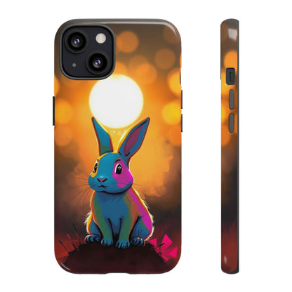 iPhone 13 / Glossy Phone Case - Pop Art Rabbit Design Phone Case