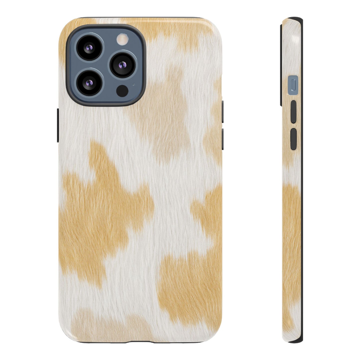 Golden Honey Cow Print Phone Case
