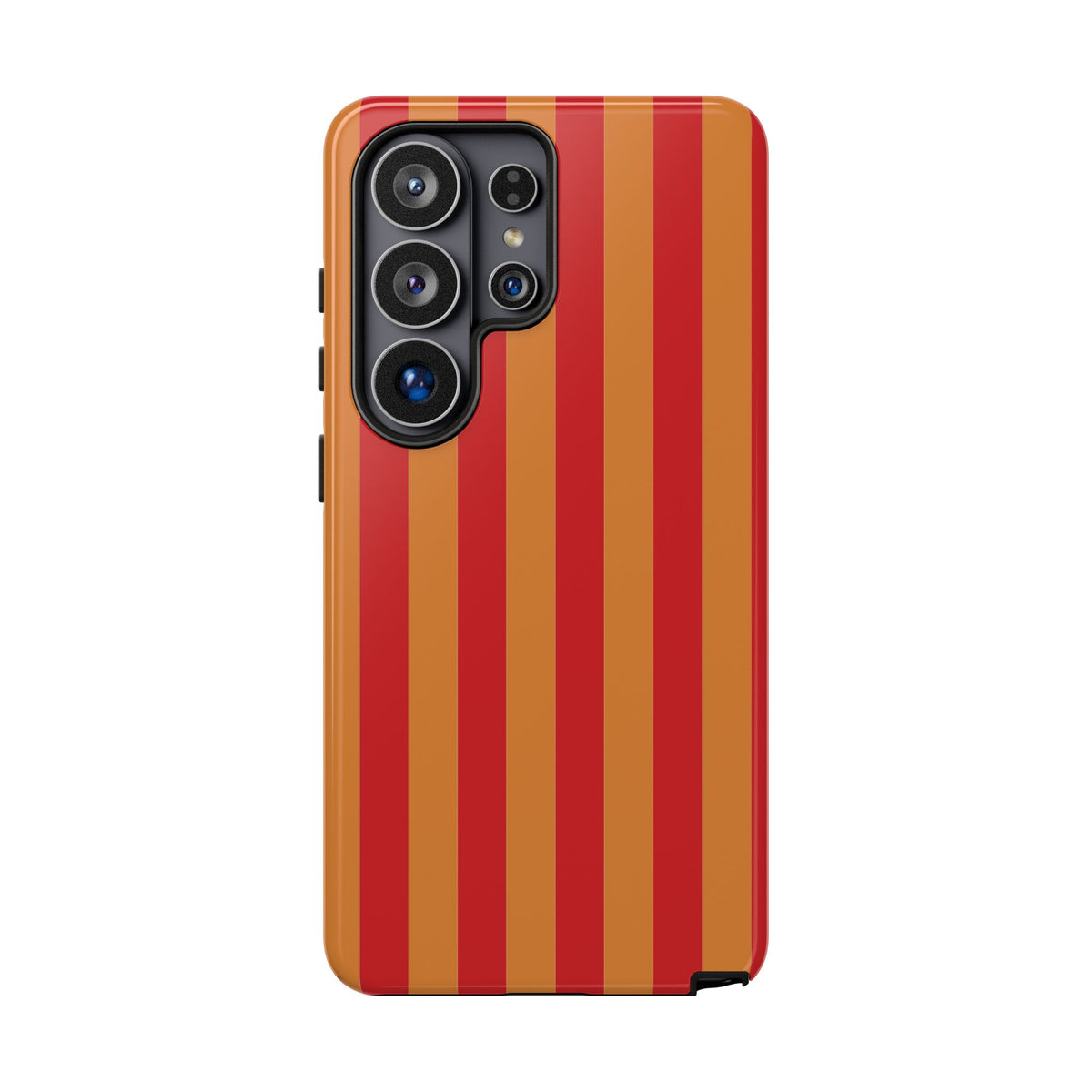 Orange & Red Stripe Pattern Phone Case - Orange Phone Case - Samsung Galaxy S26 Ultra / Glossy