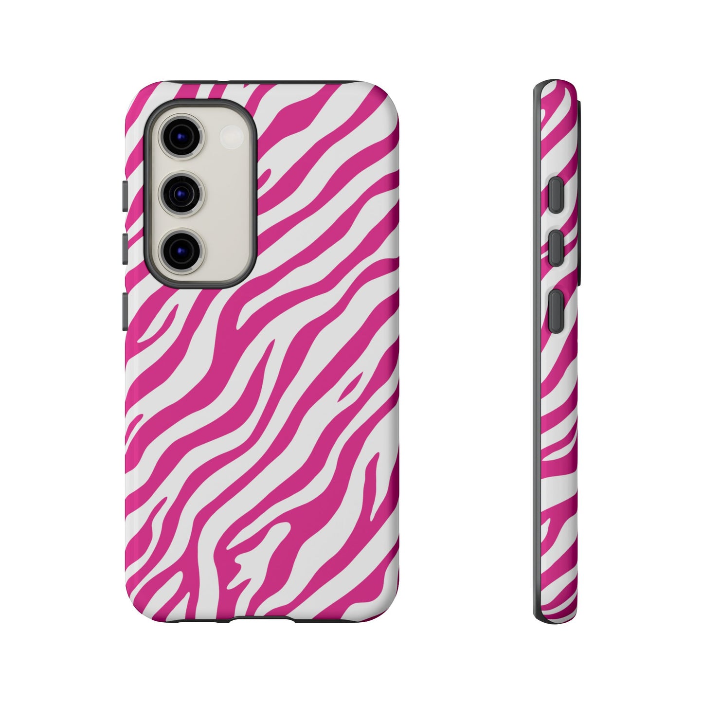 Stylish Hot Pink Zebra Print Phone Case