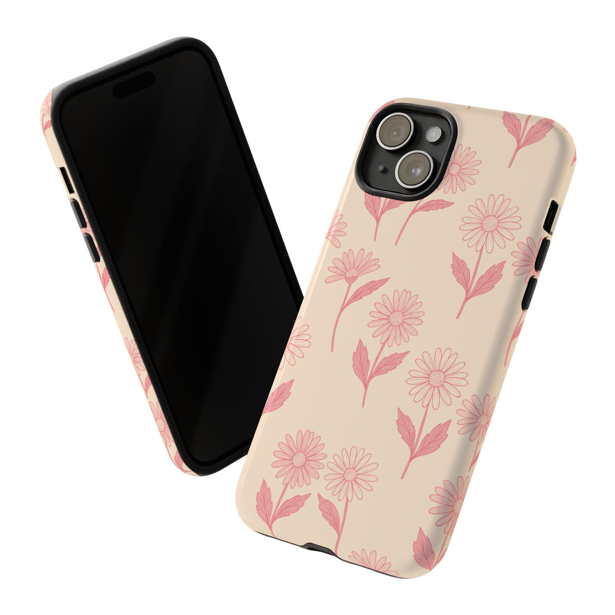 Pretty Pink Daisy Pattern Phone Case