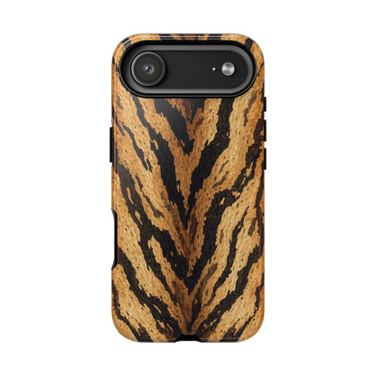 Amber Tiger Print Phone Case