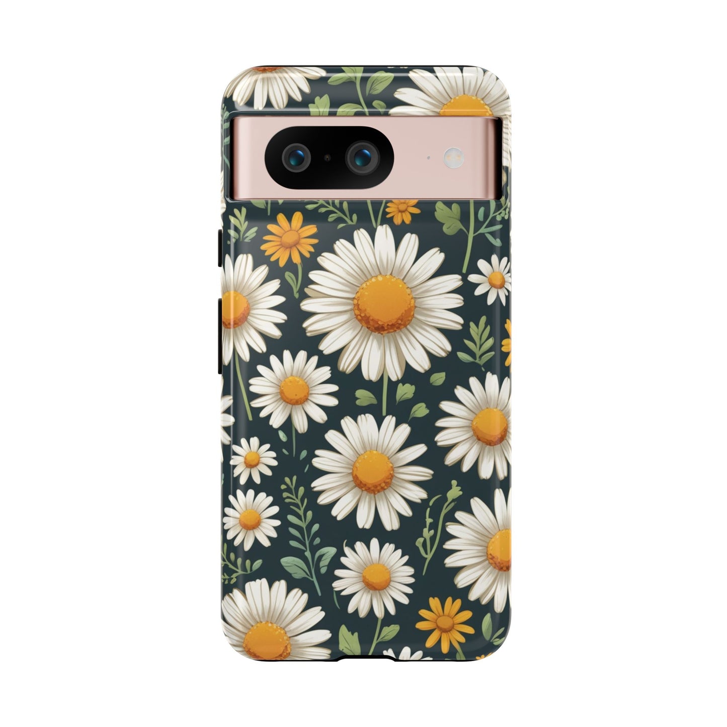 Google Pixel 8 / Glossy Phone Case - Daisies Floral Pattern 3 Phone Case