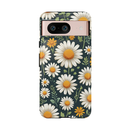 Google Pixel 8 / Glossy Phone Case - Daisies Floral Pattern 3 Phone Case