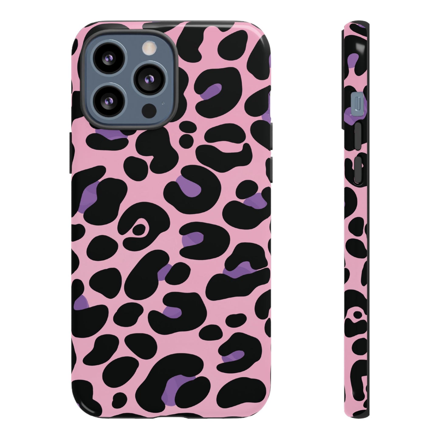 Pretty Pink & Lavender Leopard Print