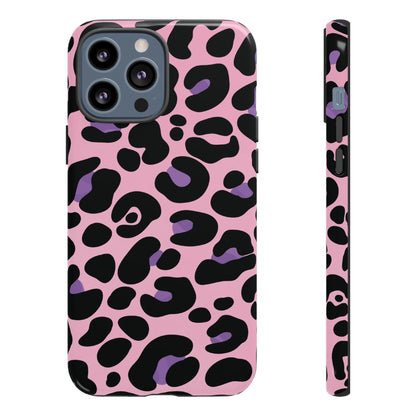 Pretty Pink & Lavender Leopard Print