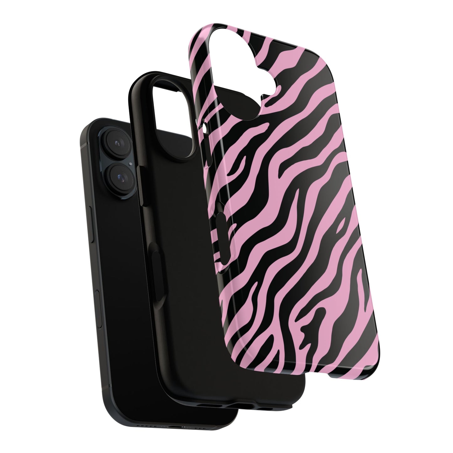 Stylish Blush Zebra Print Phone Case
