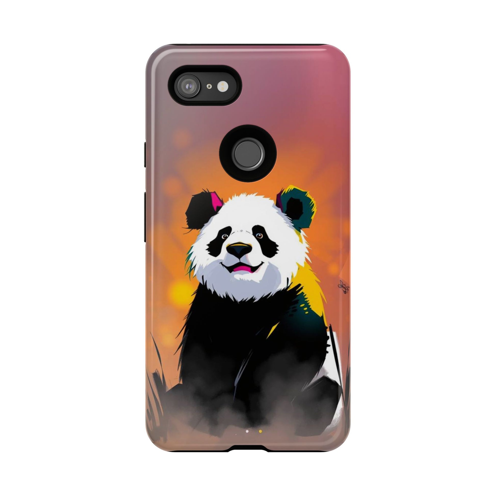 Google Pixel 3 XL / Glossy Phone Case - Pop Art Panda Design Phone Case