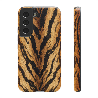 Amber Tiger Print Phone Case