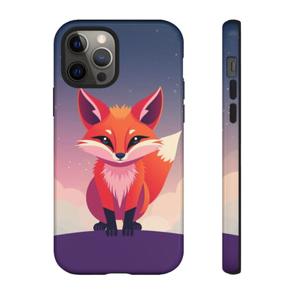 iPhone 12 Pro / Glossy Phone Case - Pop Art Fox Design Phone Case