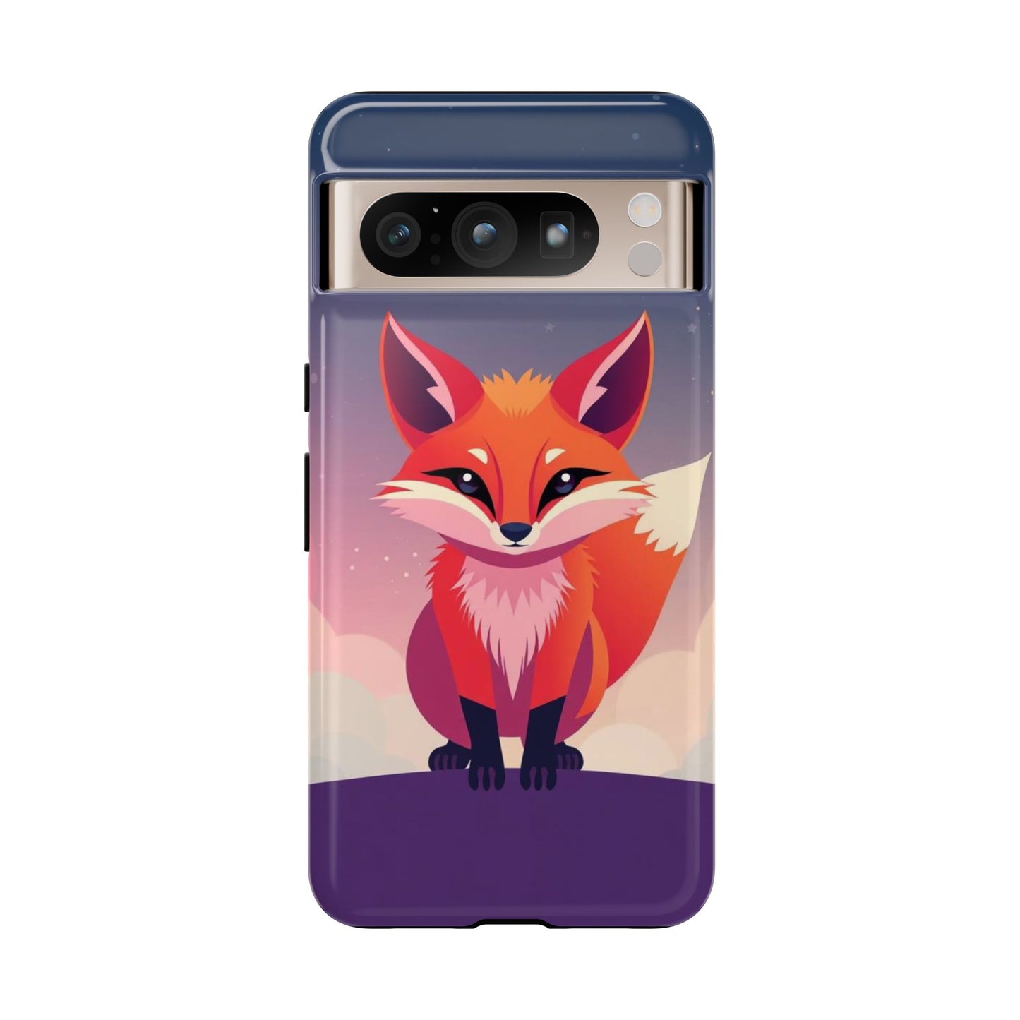 Google Pixel 8 Pro / Glossy Phone Case - Pop Art Fox Design Phone Case