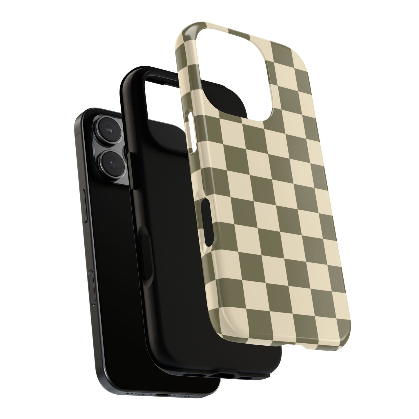 Phone Case - ’Green Checkered Pattern’ Phone Case