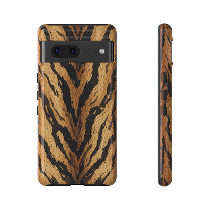 Amber Tiger Print Phone Case