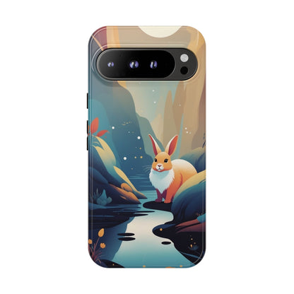 Stylised Rabbit Design Phone Case - Multicolor Phone Case - Google Pixel 9 Pro XL / Glossy