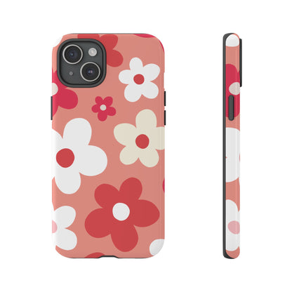 Cute Pink Daisy Pattern #1 Phone Case - Pink Phone Case - iPhone 15 Plus / Glossy