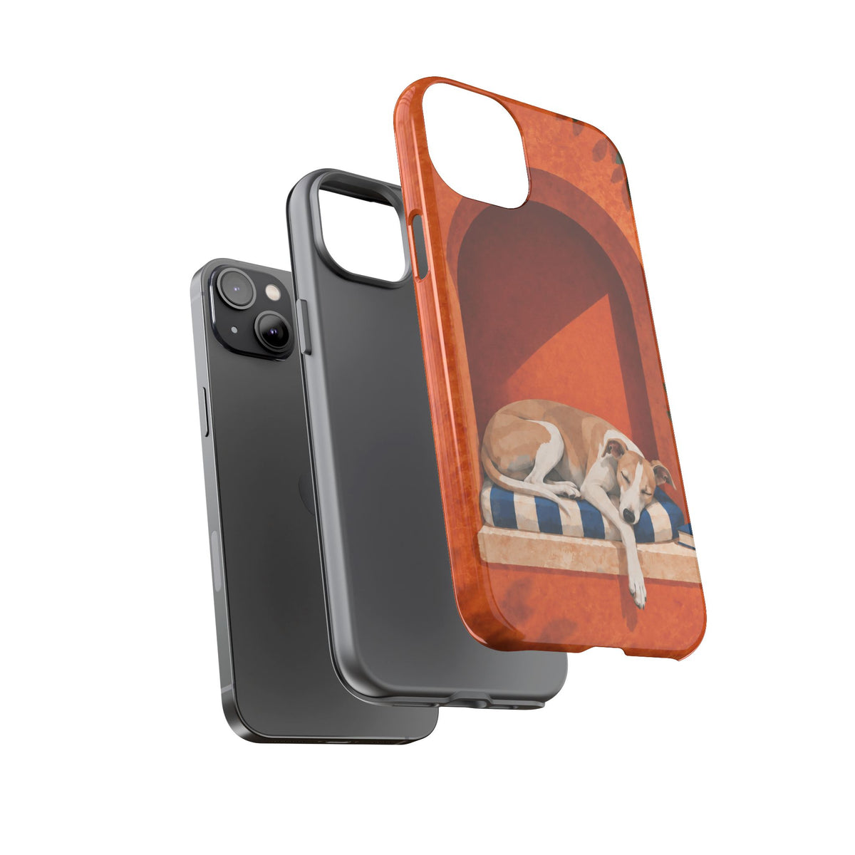 Whippet Siesta Nook Phone Case - Multicolor Phone Case
