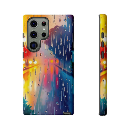 Electric Rain Watercolour Design Phone Case - Multicolor Phone Case - Samsung Galaxy S23 Ultra / Glossy