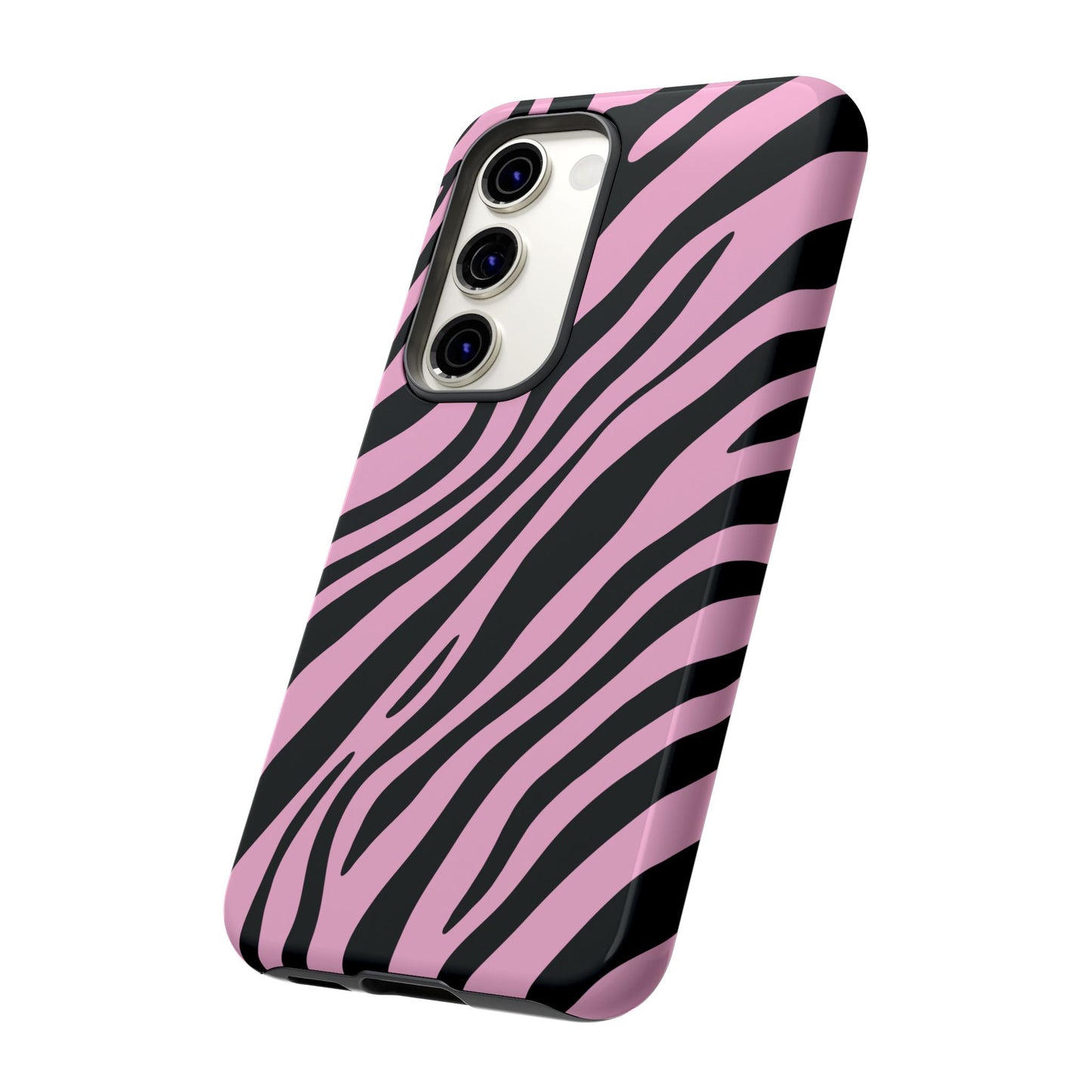 Modern Blush Zebra Print Phone Case
