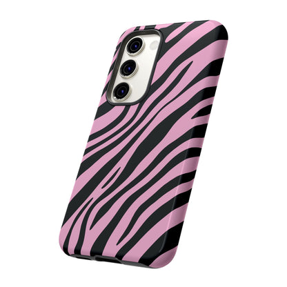 Modern Blush Zebra Print Phone Case