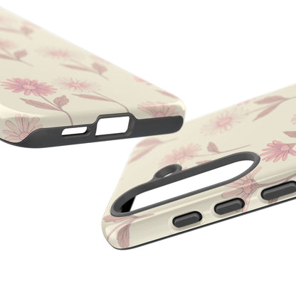 Pretty Blush Daisy Pattern Phone Case
