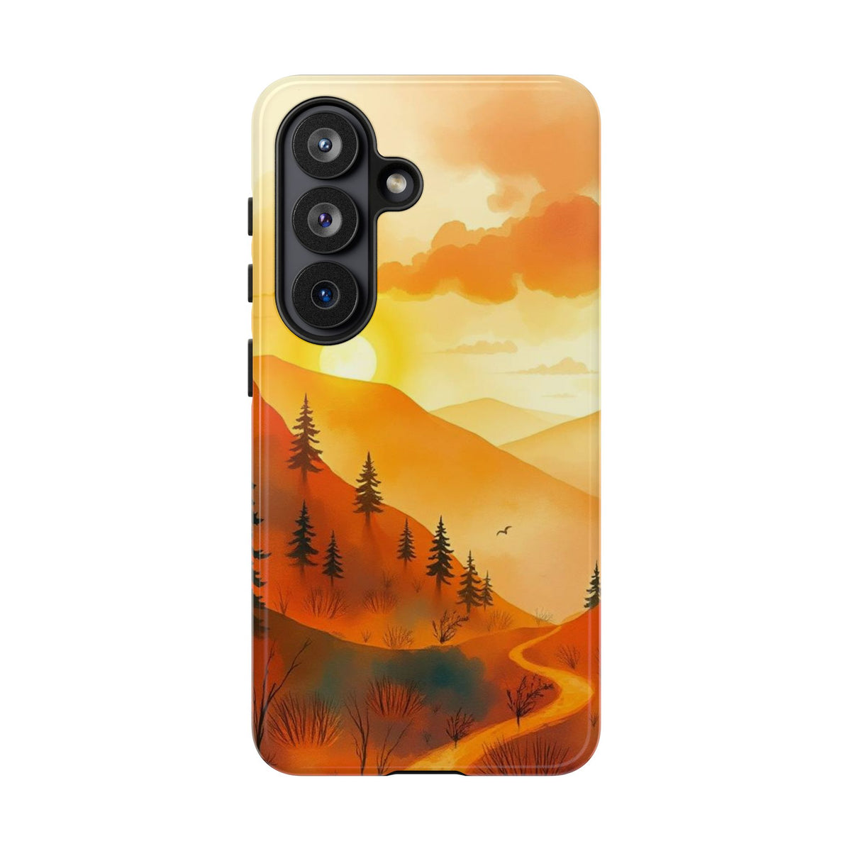 Golden Sunset Design Phone Case - Multicolor Phone Case - Samsung Galaxy S26 / Glossy