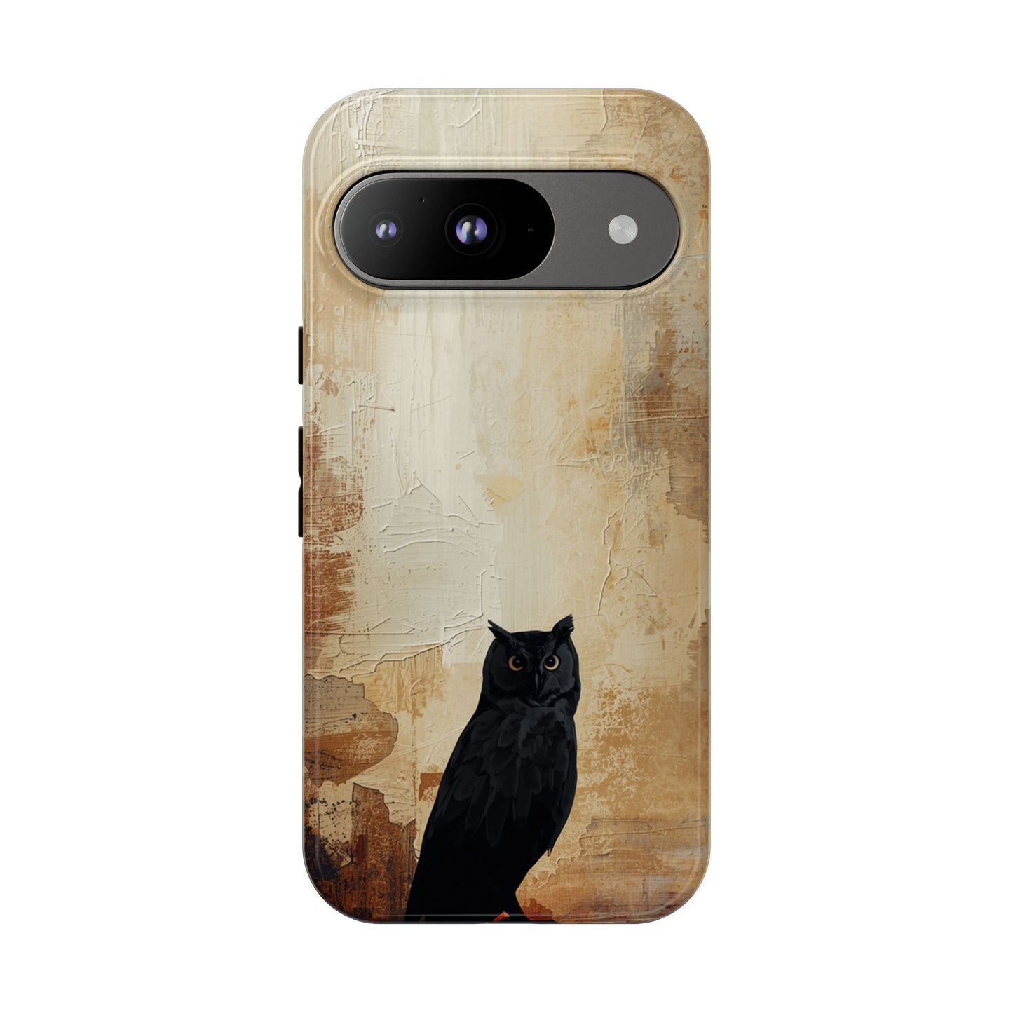 Google Pixel 9 / Glossy Phone Case - Beautiful Abstract Owl Design Phone Case