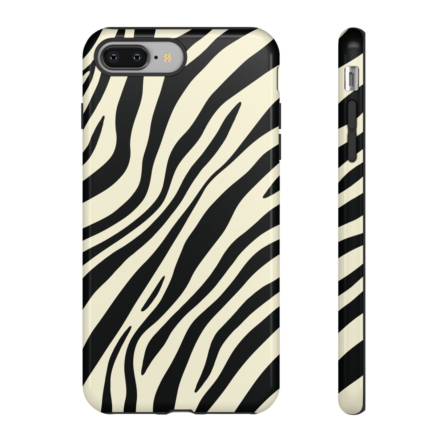 Modern Neutral Zebra Print Phone Case