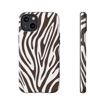 Graphic Brown Tiger Print Phone Case
