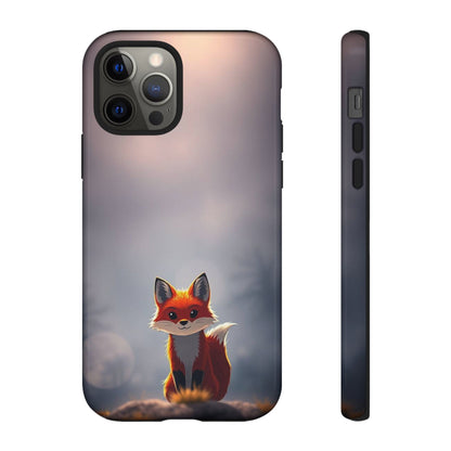 Cute Gothic Fox Design Phone Case