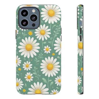 iPhone 13 Pro Max / Glossy Phone Case - Daisies Floral Pattern 1 Phone Case