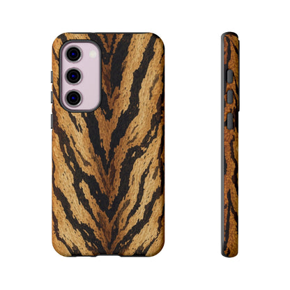 Amber Tiger Print Phone Case