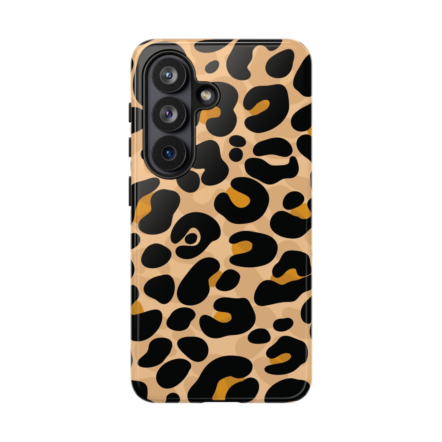 Stylish Mocha Leopard Print Phone Case