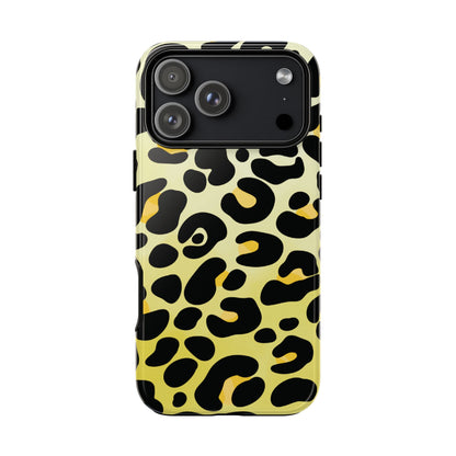Classic Golden Leopard Print Phone Case