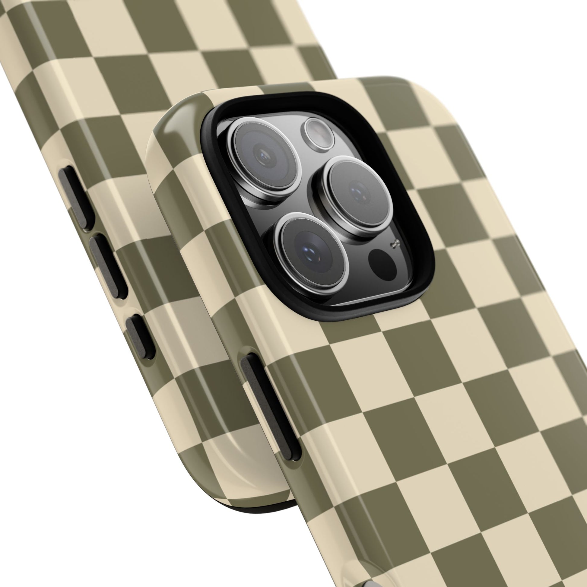 Phone Case - ’Green Checkered Pattern’ Phone Case