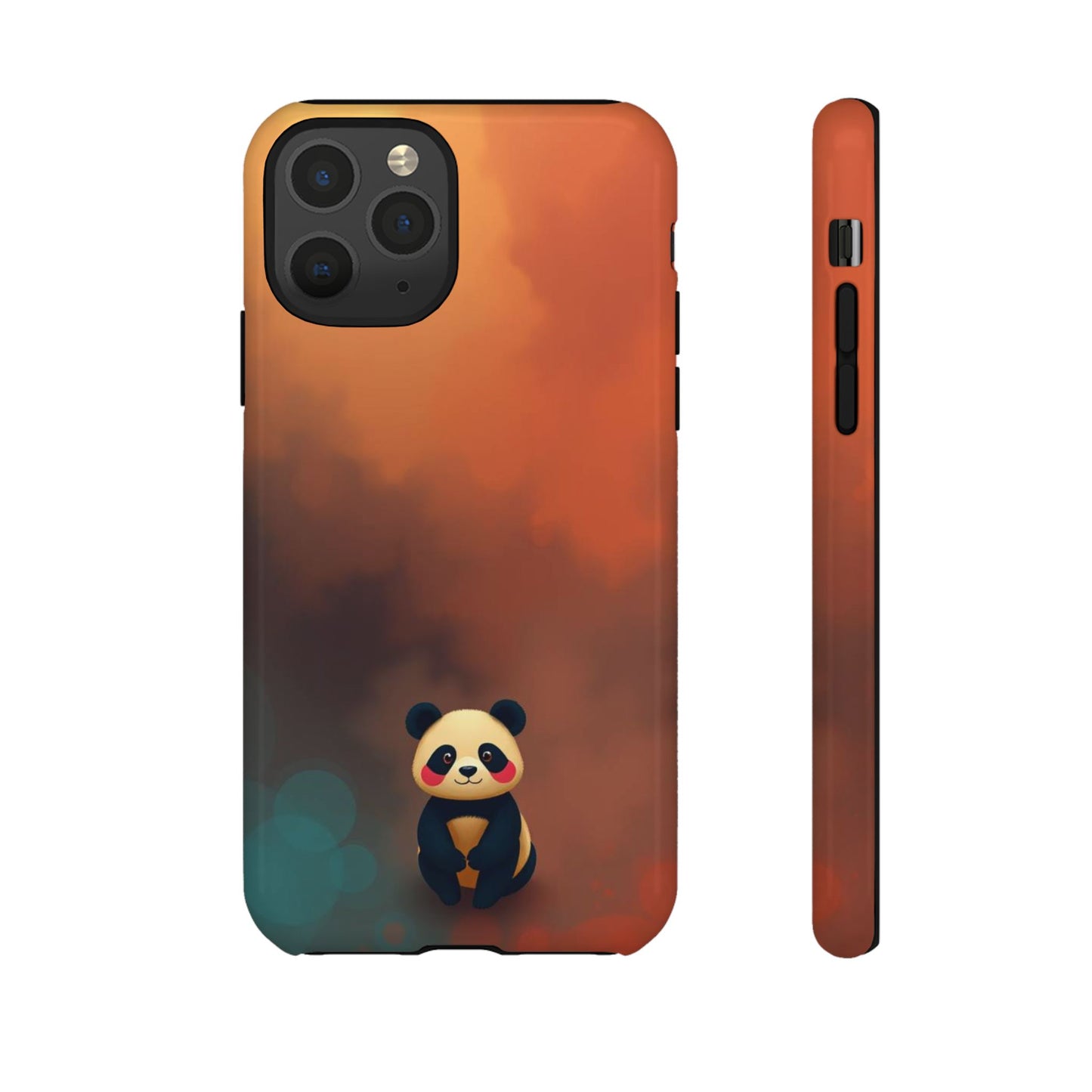 iPhone 11 Pro / Glossy Phone Case - Cute Colourful Panda Design Phone Case
