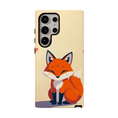 Samsung Galaxy S24 Ultra / Glossy Phone Case - Cute Fox Design Phone Case