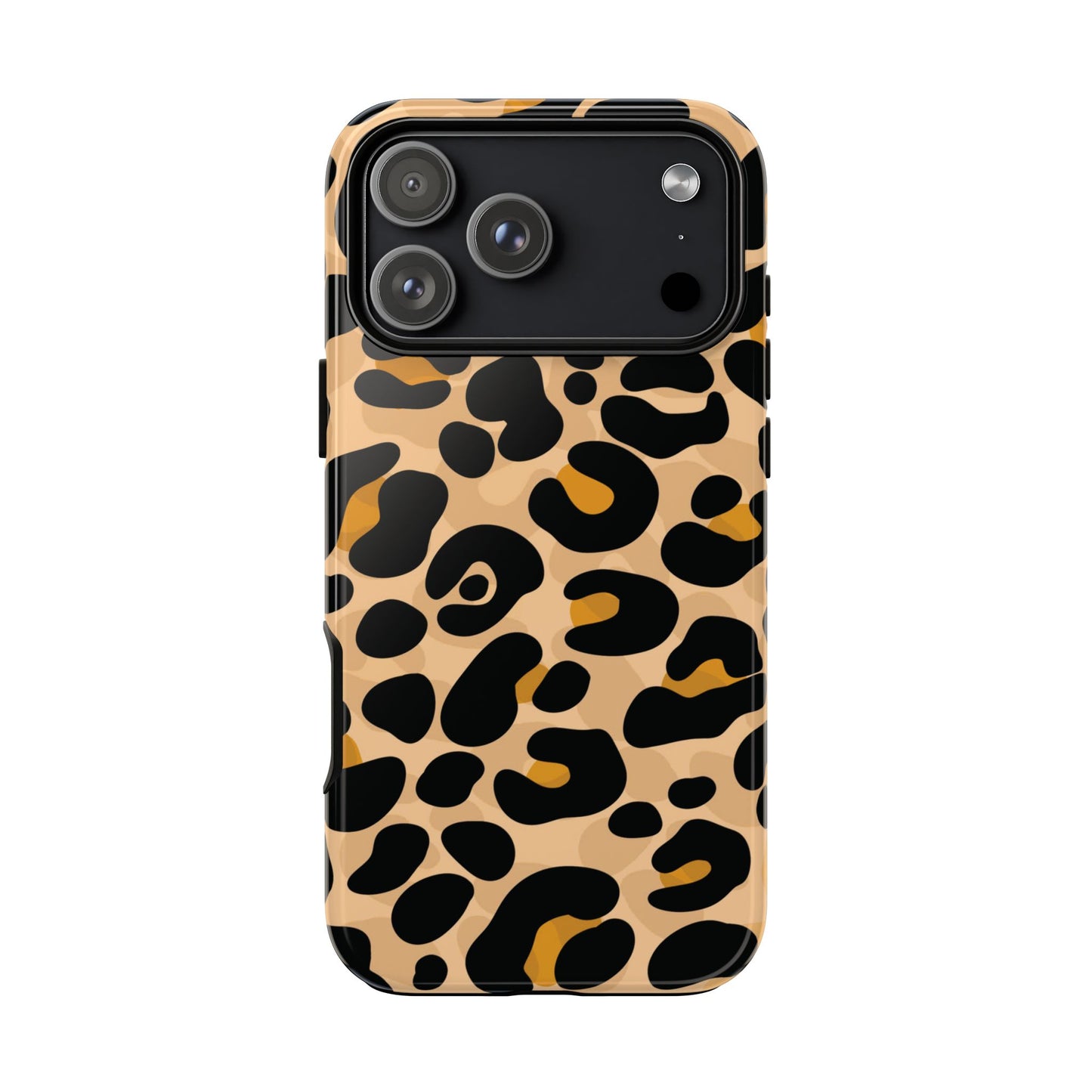 Stylish Mocha Leopard Print Phone Case
