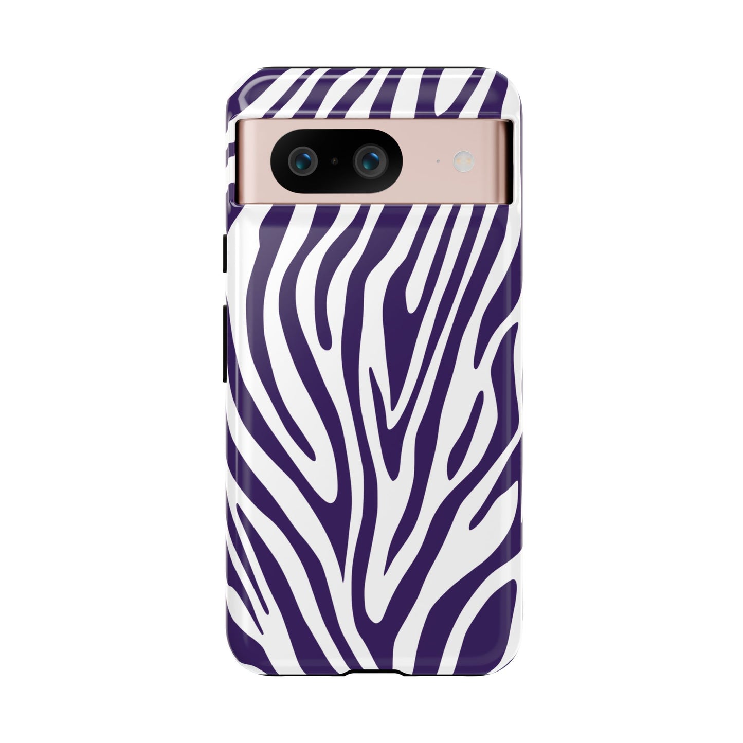 Graphic Purple Tiger Print Phone Case