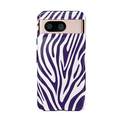 Graphic Purple Tiger Print Phone Case