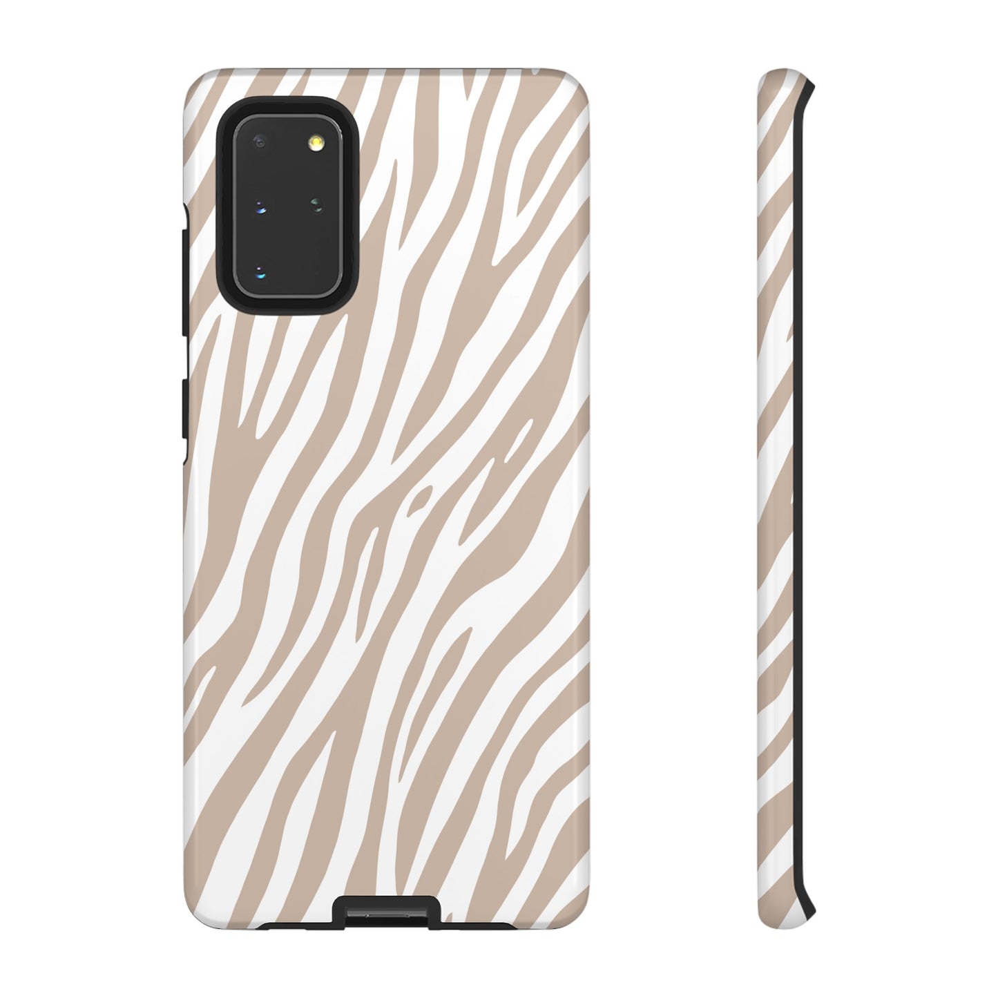Oatmeal Tiger Print Phone Case