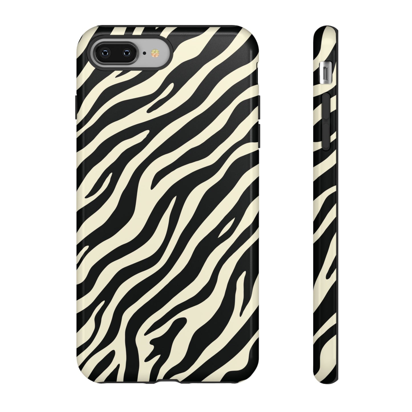 Chic Ivory Zebra Print Phone Case