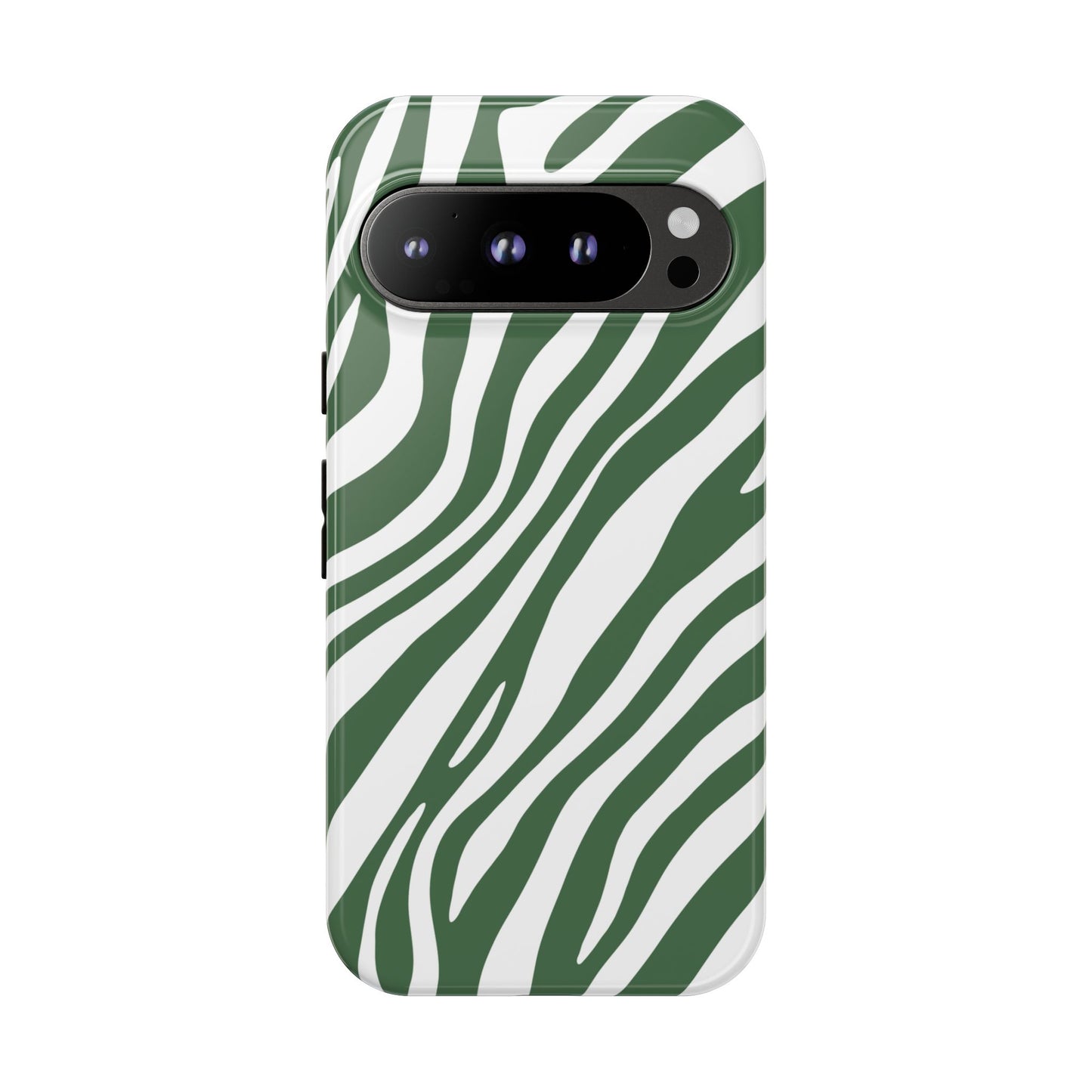 Modern Sage Zebra Print Phone Case
