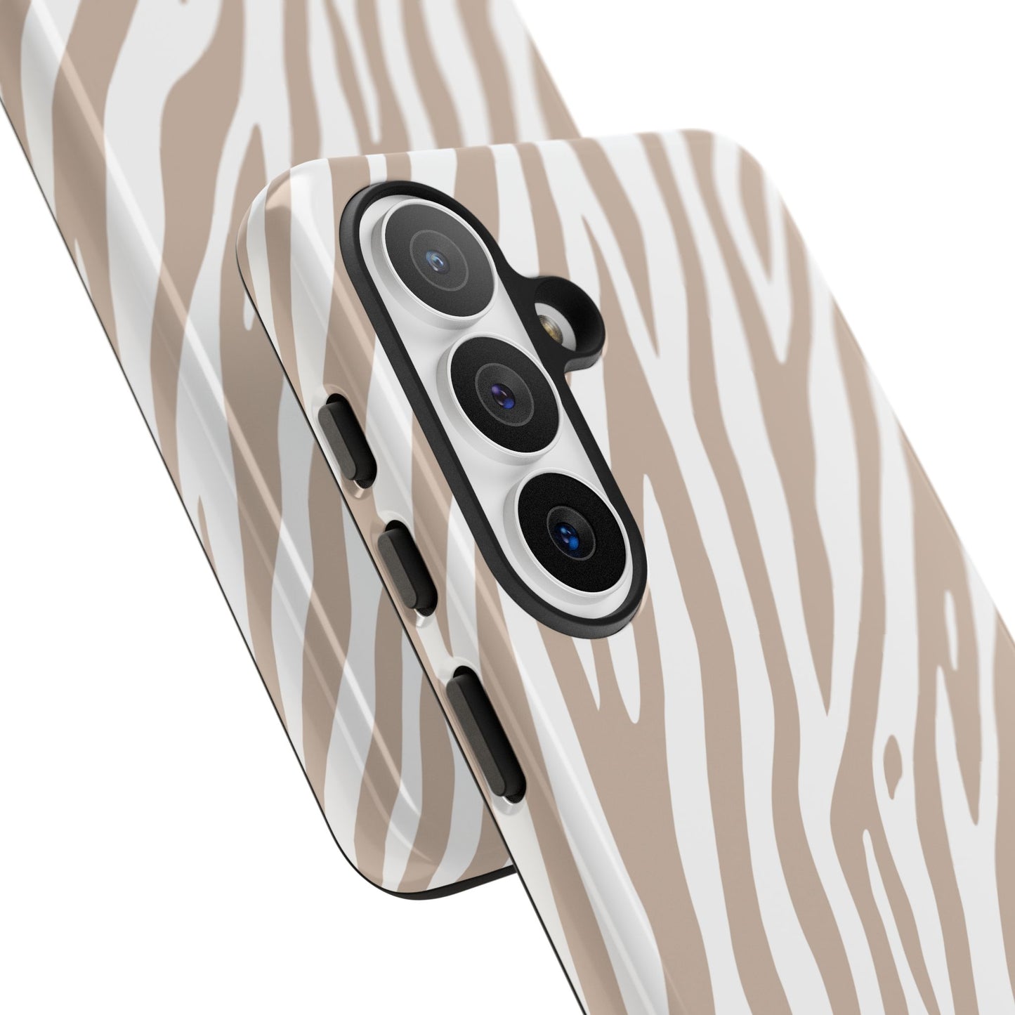 Oatmeal Tiger Print Phone Case