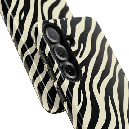Chic Ivory Zebra Print Phone Case