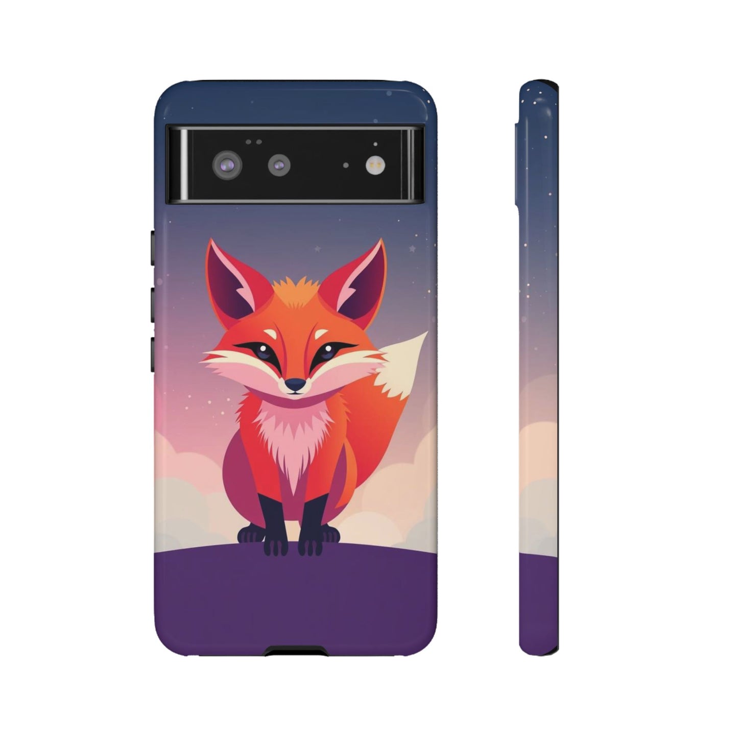 Google Pixel 6 / Glossy Phone Case - Pop Art Fox Design Phone Case