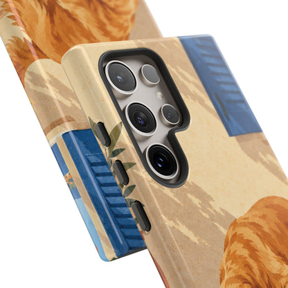 Cocker Spaniel Scent Trail Phone Case - Multicolor Phone Case
