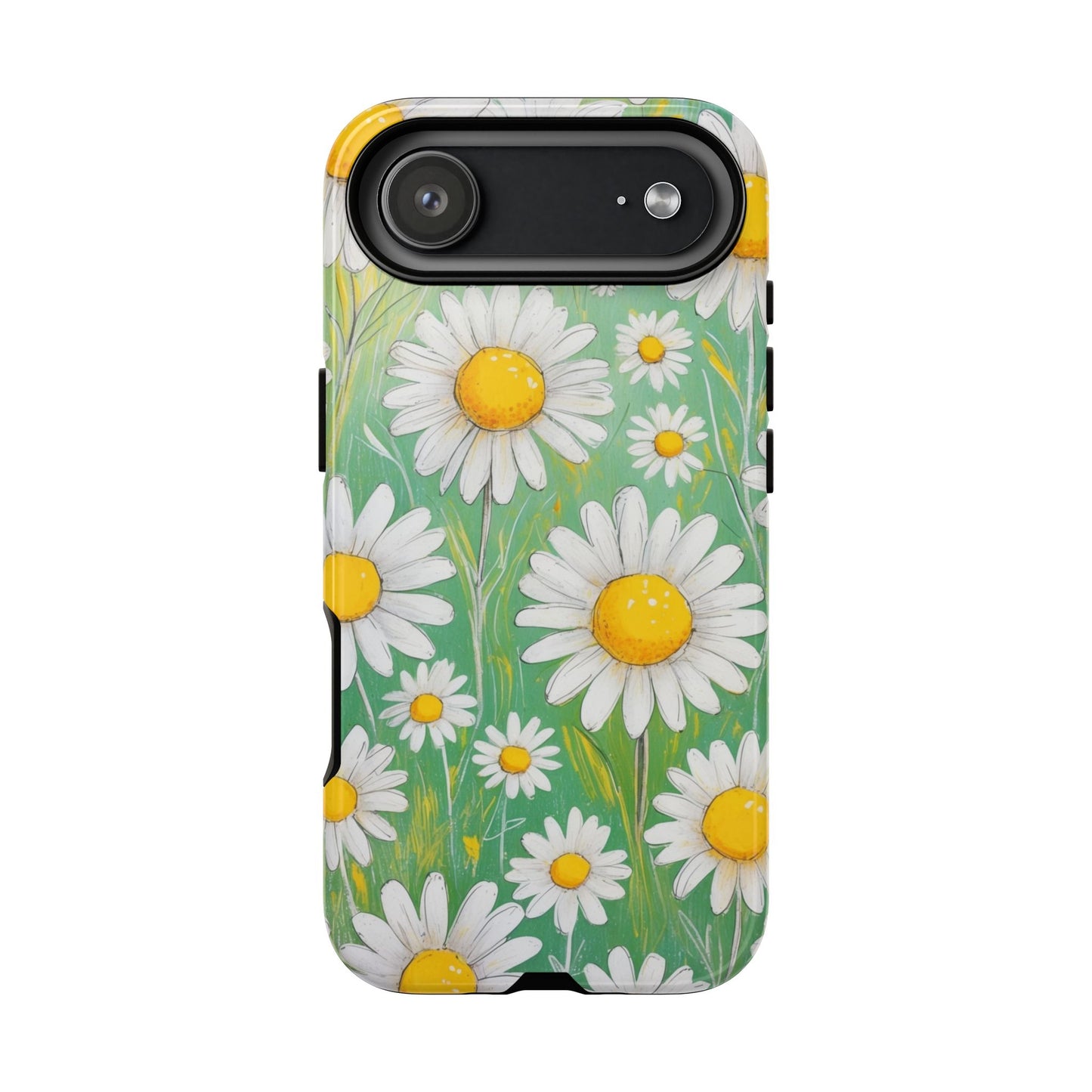 iPhone 17 Air / Glossy Phone Case - Daisies Floral Pattern 4 Phone Case