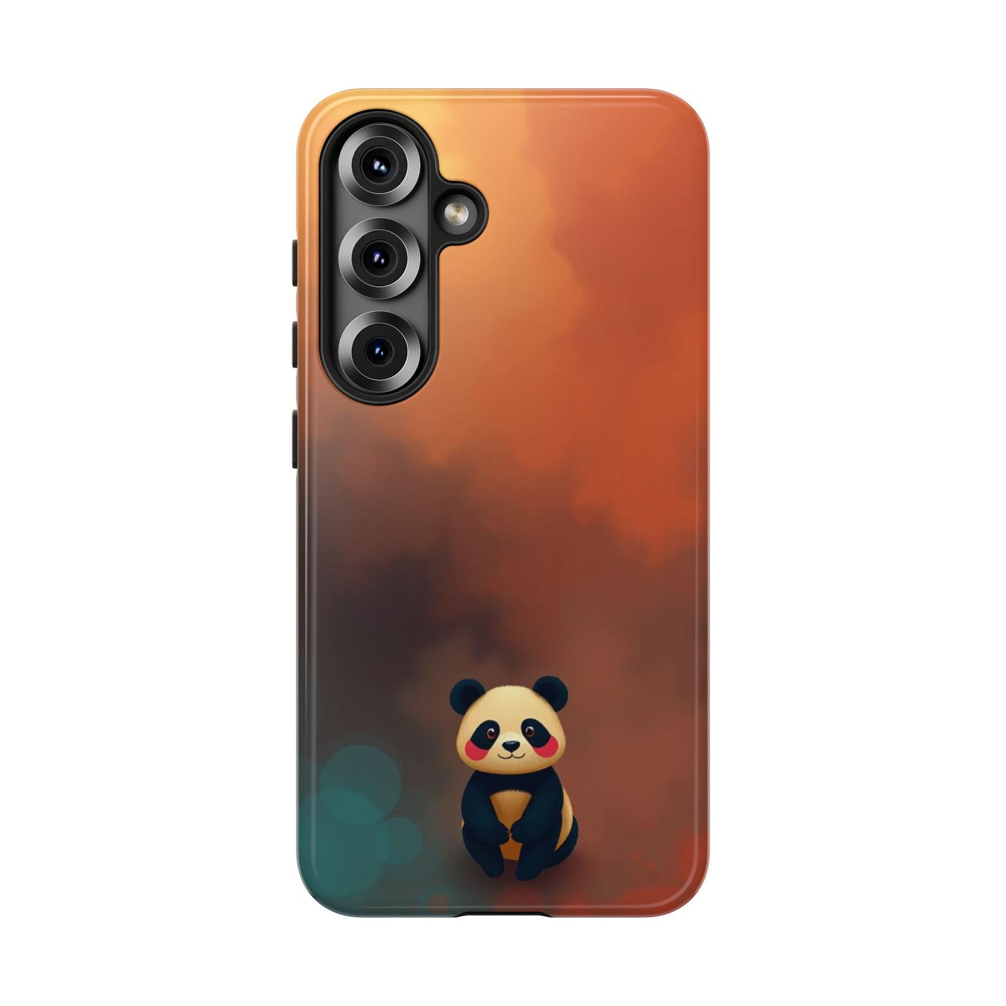 Samsung Galaxy S25 / Glossy Phone Case - Cute Colourful Panda Design Phone Case